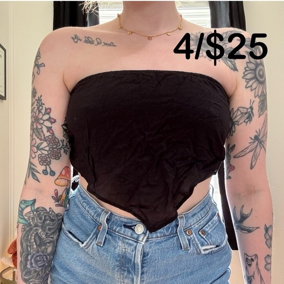 β¨4/$25β¨ Aerie Scarf Tube Crop Top - Picture 1 of 6